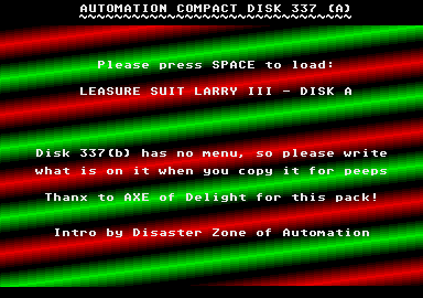 screenshot from disc 337a
